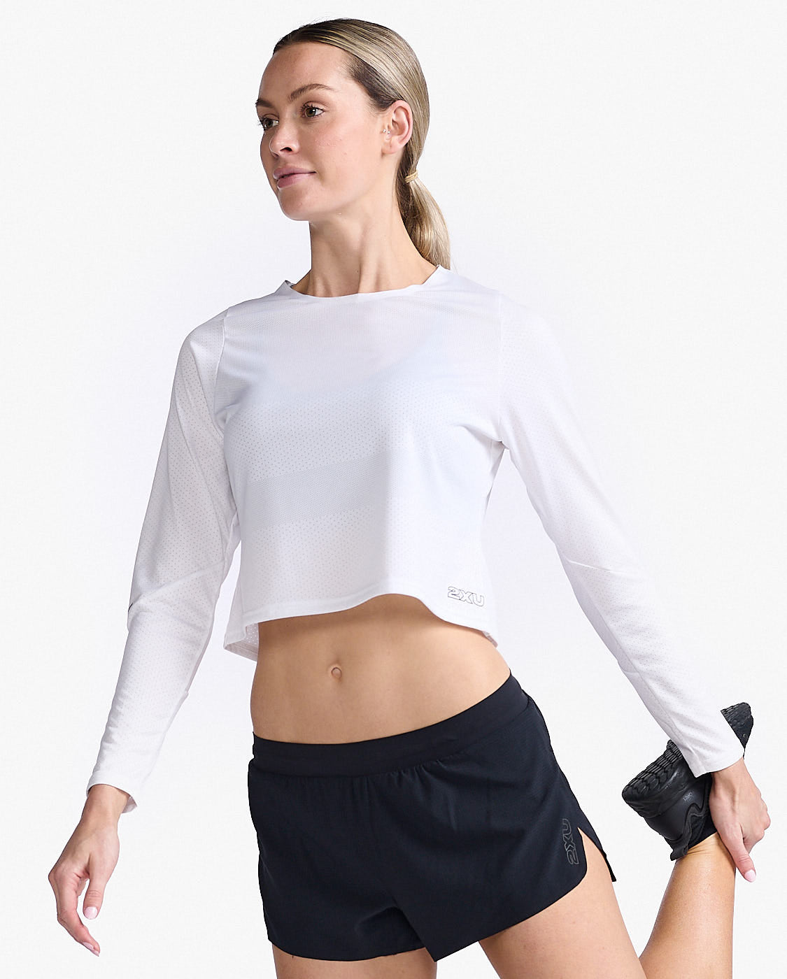 Light Speed Tech Crop Long Sleeve